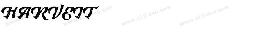 HARVEIT字体转换