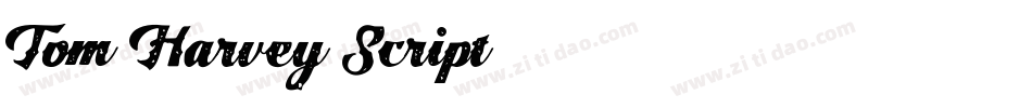 Tom-Harvey-Script字体转换