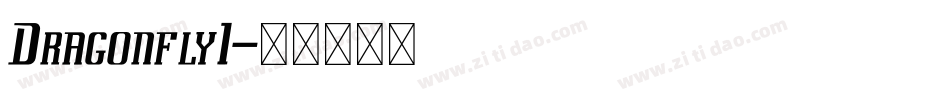 Dragonfly1字体转换