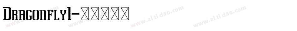 Dragonfly1字体转换