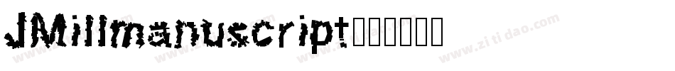 JMillmanuscript字体转换