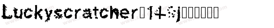 Luckyscratcher-149j字体转换