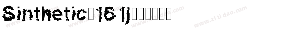 Sinthetic-161j字体转换