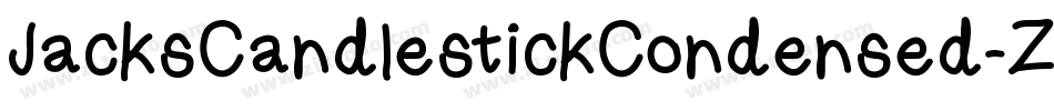 JacksCandlestickCondensed-ZDYl字体转换 JacksCandlestickCondensed-ZDYl字体转换