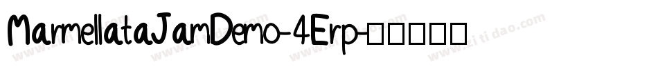 MarmellataJamDemo-4Erp字体转换