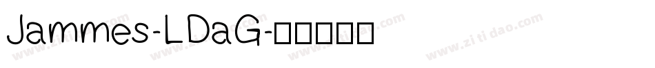Jammes-LDaG字体转换