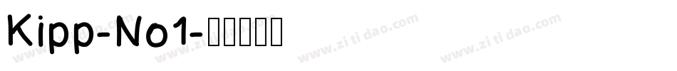 Kipp-No1字体转换