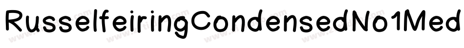 RusselfeiringCondensedNo1Medium-jJxy字体转换