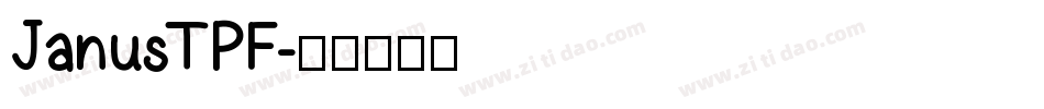 JanusTPF字体转换