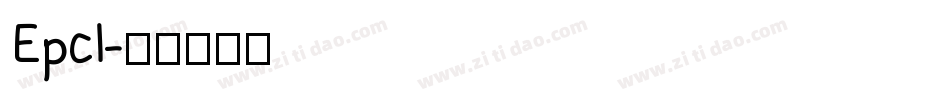 Epcl字体转换