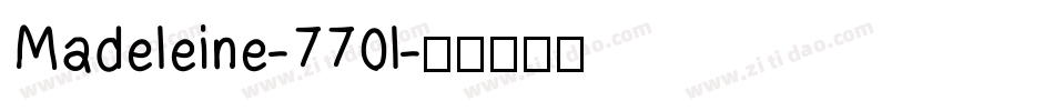 Madeleine-770l字体转换