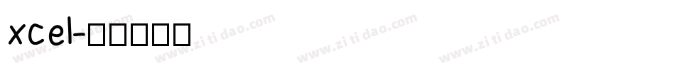 xcel字体转换