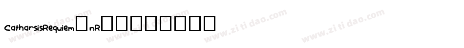 CatharsisRequiem-nR44字体转换