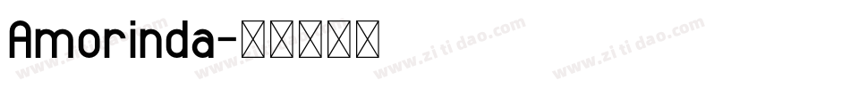 Amorinda字体转换