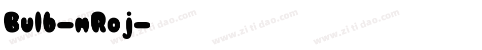 Bulb-mRoj字体转换