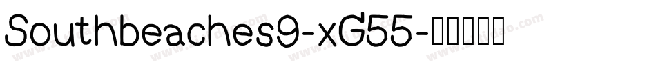 Southbeaches9-xG55字体转换