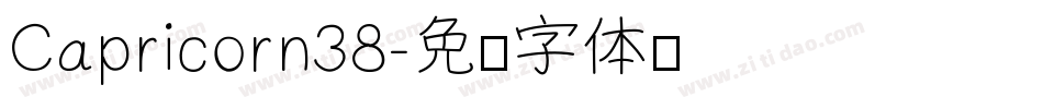 Capricorn38字体转换