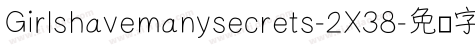Girlshavemanysecrets-2X38字体转换