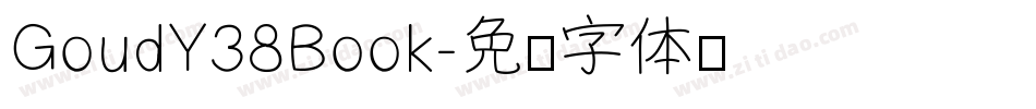 GoudY38Book字体转换