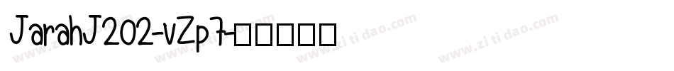 JarahJ202-vZp7字体转换
