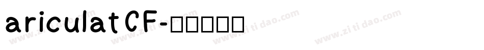 ariculatCF字体转换