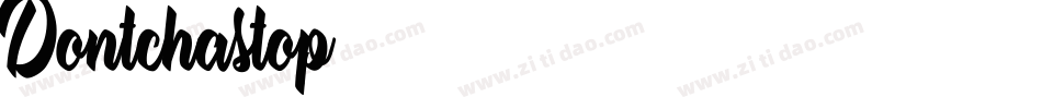 Dontchastop字体转换