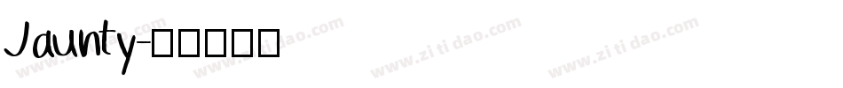 Jaunty字体转换