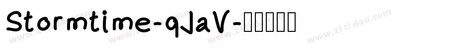Stormtime-qJaV字体转换