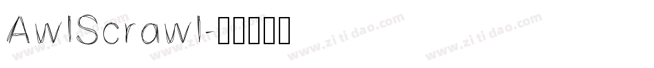 AwlScrawl字体转换