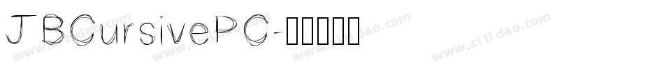 JBCursivePC字体转换