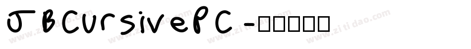 JBCursivePC字体转换
