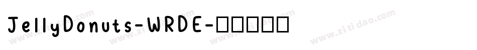JellyDonuts-WRDE字体转换