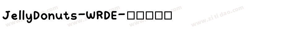 JellyDonuts-WRDE字体转换