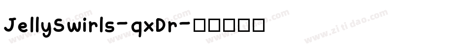 JellySwirls-qxDr字体转换