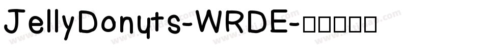 JellyDonuts-WRDE字体转换