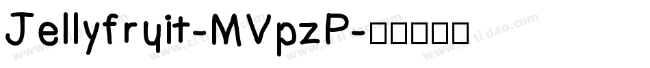 Jellyfruit-MVpzP字体转换