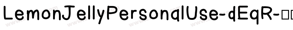 LemonJellyPersonalUse-dEqR字体转换