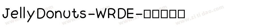 JellyDonuts-WRDE字体转换