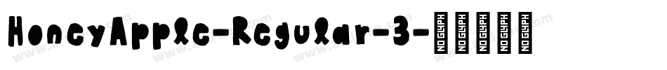 HoneyApple-Regular-3字体转换
