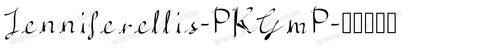 Jenniferellis-PKGmP字体转换