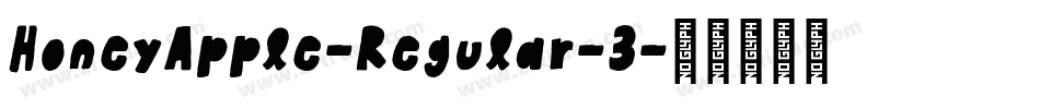 HoneyApple-Regular-3字体转换