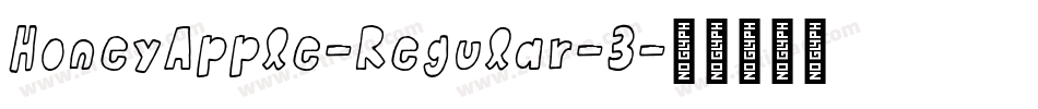 HoneyApple-Regular-3字体转换