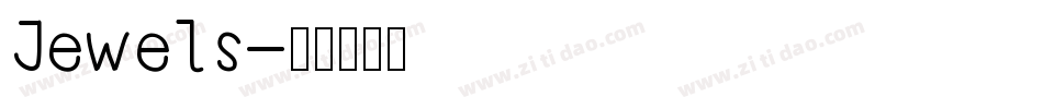 Jewels字体转换