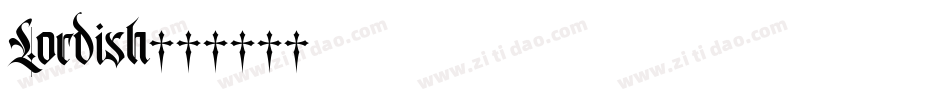 Lordish字体转换