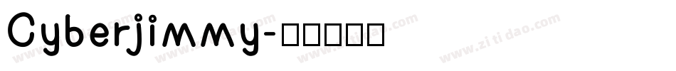 Cyberjimmy字体转换