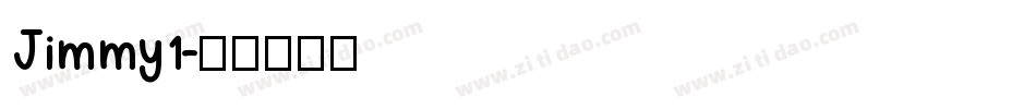 Jimmy1字体转换