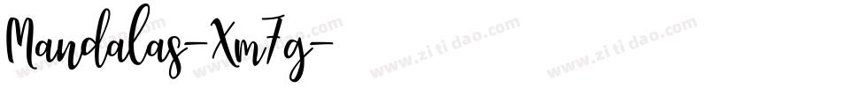 Mandalas-Xm7g字体转换