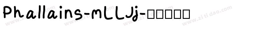 Phallains-mLLJj字体转换