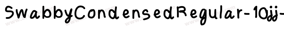 SwabbyCondensedRegular-10jj字体转换