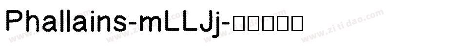 Phallains-mLLJj字体转换